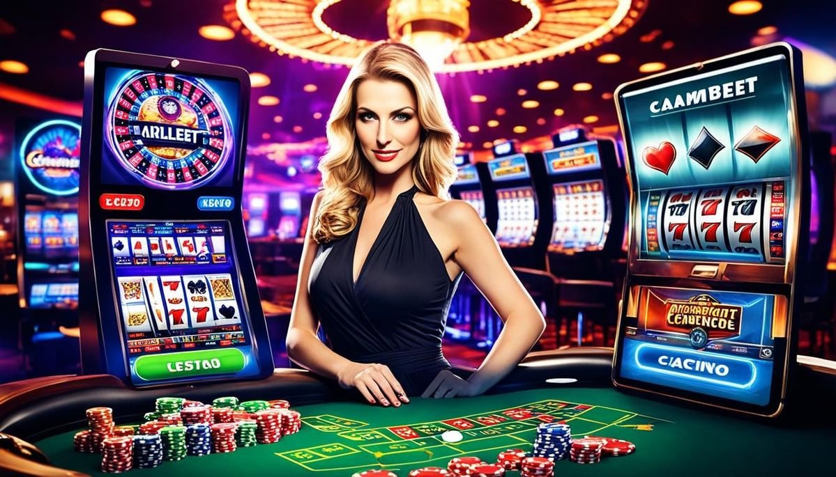 Layar utama dingdingtogel dengan berbagai pilihan game sportsbook, slot dan casino online